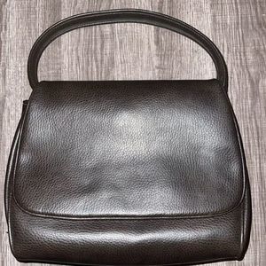 Vintage BROWN Theodor of California Fold/Flap Top Purse Handbag